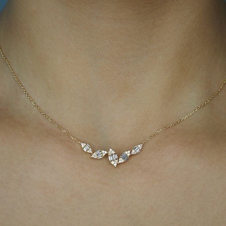 Diamond Necklace with Natural Diamonds