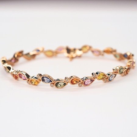 Bracelet with Natural Gemstones