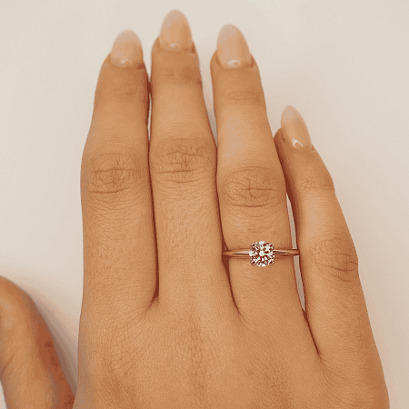 Tribute 0.75ct Round IGI LG Solitaire Diamond Engagement Ring