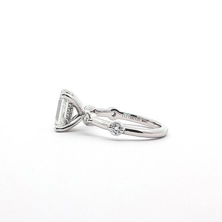 Ariel Side Stones Ring with IGI LG Diamonds 2.02cts Total Weight