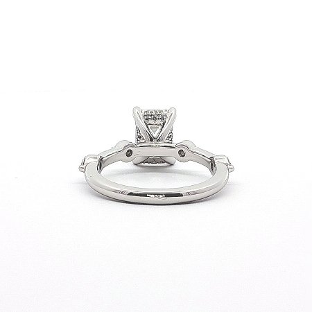 Ariel Side Stones Ring with IGI LG Diamonds 2.02cts Total Weight