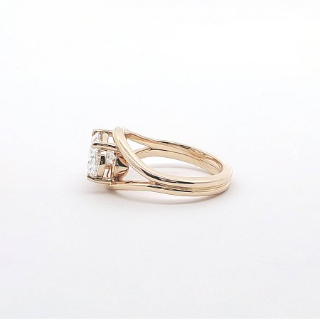 Minimal Bold Solitaire Ring with IGI LG Diamonds 2.05cts Total Weight