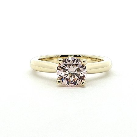 Dalia Engagement Ring with IGI LG Diamond 1.24cts Total Weight