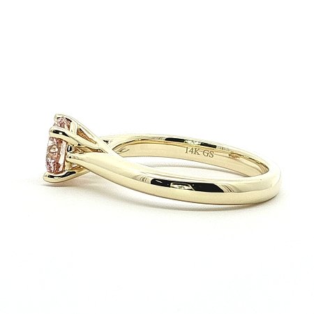 Dalia Engagement Ring with IGI LG Diamond 1.24cts Total Weight