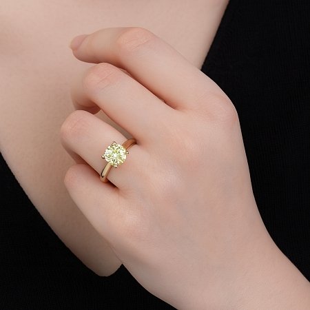 Dalia Engagement Ring with IGI LG Diamond 1.1cts Total Weight