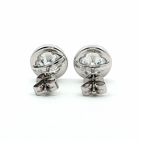 Angeli Claw Set Earrings with IGI LG Diamond 2.3cts Total Weight
