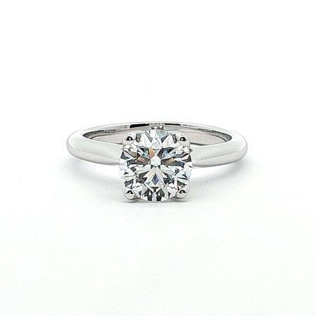 Tulip Engagement Ring with IGI LG Diamonds 1.54cts Total Weight