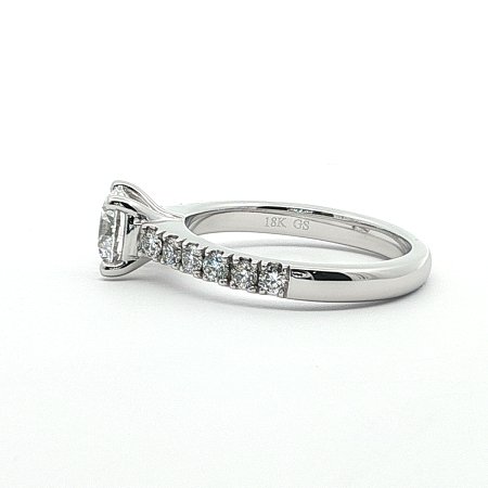 Cara Mid Engagement Ring with IGI LG Diamonds 1.40cts Total Weight