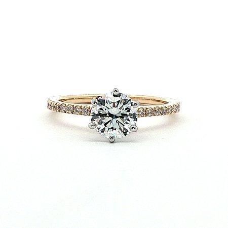 Cara Fine Engagement Ring with IGI LG Diamonds 1.24cts Total Weight