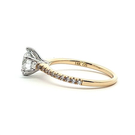 Cara Fine Engagement Ring with IGI LG Diamonds 1.24cts Total Weight