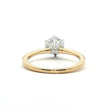 Cara Fine Engagement Ring with IGI LG Diamonds 1.24cts Total Weight