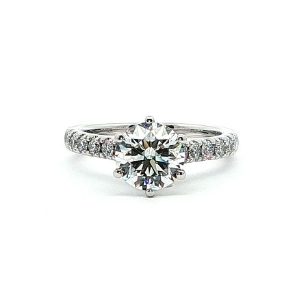 Cara Mid Engagement Ring with IGI LG Diamonds 1.94cts Total Weight