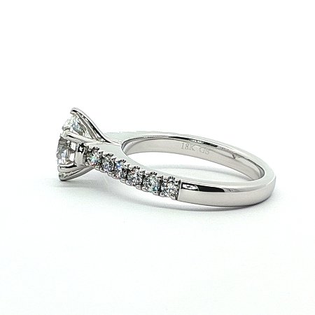 Cara Mid Engagement Ring with IGI LG Diamonds 1.94cts Total Weight