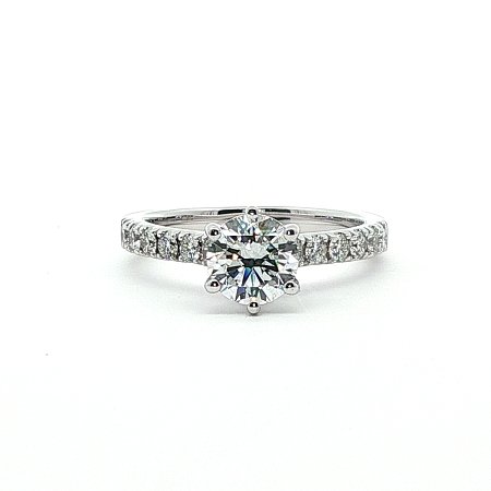 Cara Mid Engagement Ring with IGI LG Diamonds 1.40cts Total Weight