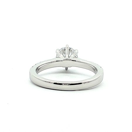 Cara Mid Engagement Ring with IGI LG Diamonds 1.40cts Total Weight