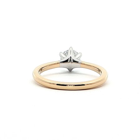 Rene Engagement Ring with IGI LG Diamond 0.77ct Total Weight
