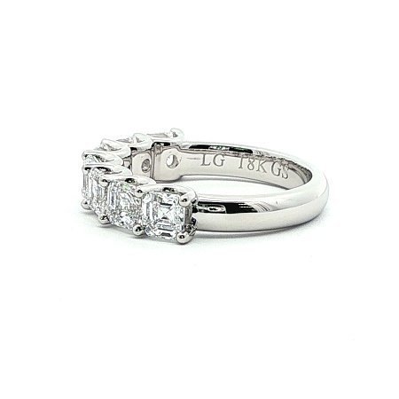 Stacker Wedding Ring with LG Diamonds 2.63ct Total Weight