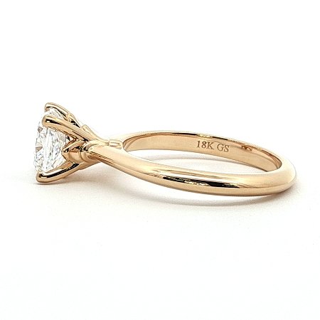 Tulip Engagement Ring with IGI LG Diamonds 1.6ct Total Weight