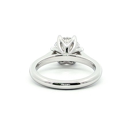 Tulip Engagement Ring with IGI LG Diamonds 2.07ct Total Weight