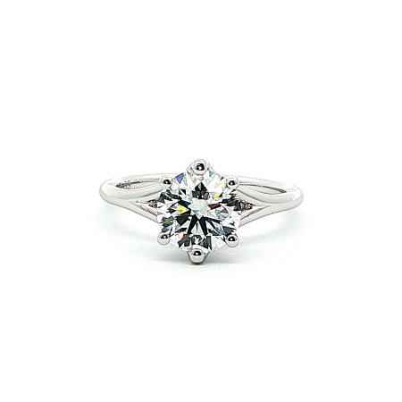 Ethereal Engagement Ring with IGI LG Diamonds 1.59ct Total Weight