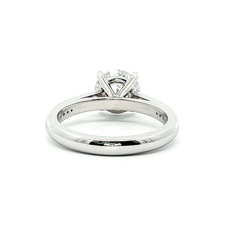 Cathedral Engagement Ring with IGI LG Diamonds 1.53ct Total Weight