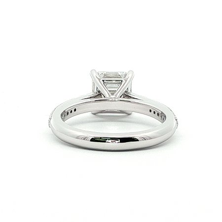 Cathedral Engagement Ring with IGI LG Diamonds 2.09ct Total Weight