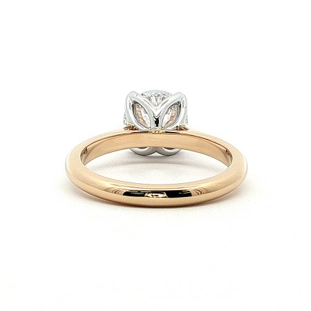 Tulip Engagement Ring with IGI LG Diamonds 1.7ct Total Weight