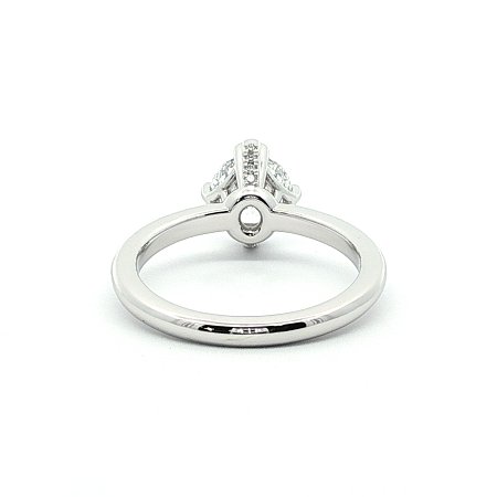 Ethereal Engagement Ring with IGI LG Diamonds 1.04ct Total Weight