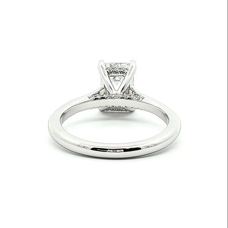 Cathedral Engagement Ring with IGI LG Diamonds 1.79ct Total Weight