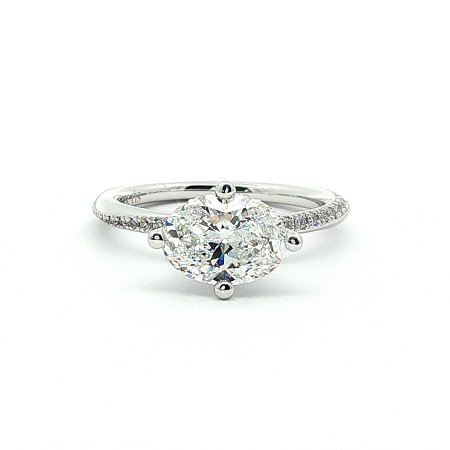 Ariel Engagement Ring with IGI LG Diamonds 1.51ct Total Weight