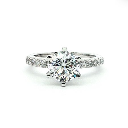 Tribute Engagement Ring with IGI LG Diamonds 1.61ct Total Weight