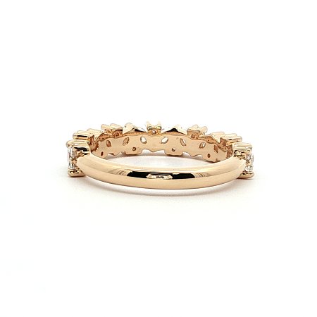 Wedding Ring with LG Diamonds 0.57ct Total Weight