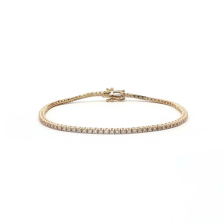 Tennis Bracelet with LG Diamonds 1ct Total Weight
