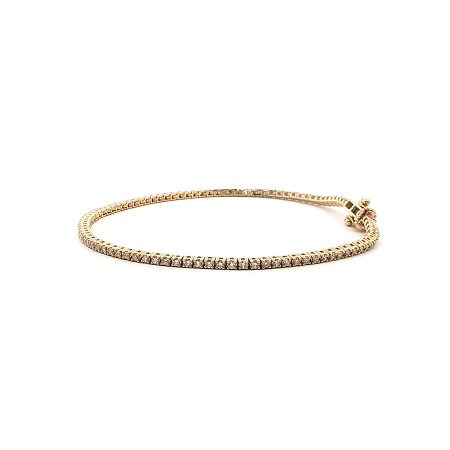 Tennis Bracelet with LG Diamonds 1ct Total Weight