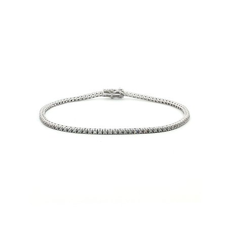 Tennis Bracelet with LG Diamonds 1ct Total Weight
