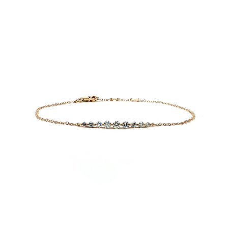 Diamond Bracelet with Natural Diamonds 0.37ct Total Weight