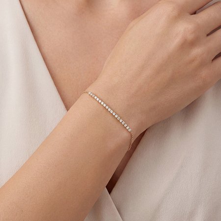 Diamond Bracelet with Natural Diamonds 0.30ct Total Weight