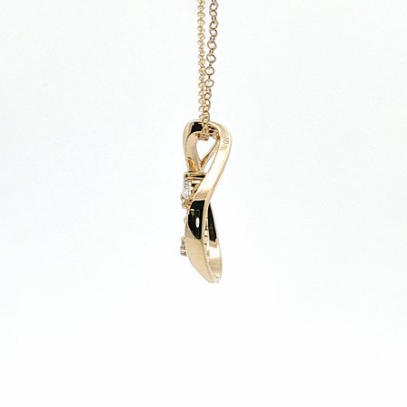 Diamond Necklace with Natural Diamonds 0.22ct Total Weight