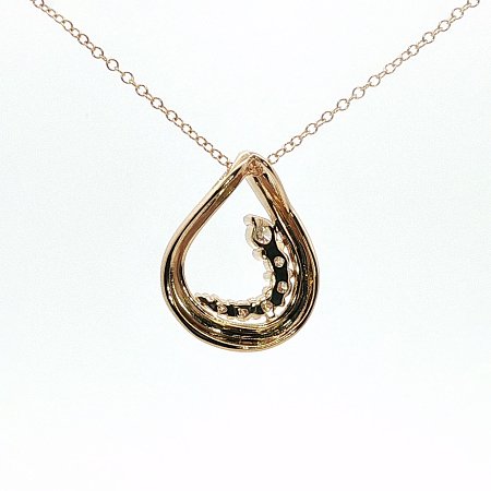 Diamond Necklace with Natural Diamonds 0.22ct Total Weight