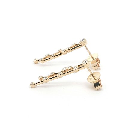 Diamond Drop Earring with Natural Diamonds 0.25ct Total Weight