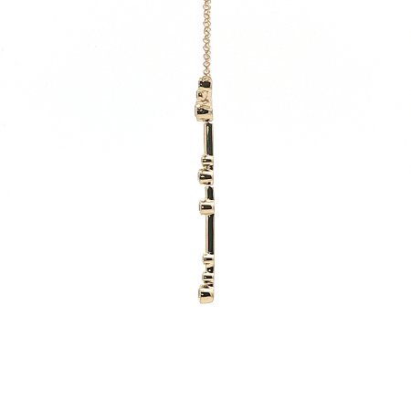 Diamond Drop Necklace with Natural Diamonds 0.26ct Total Weight