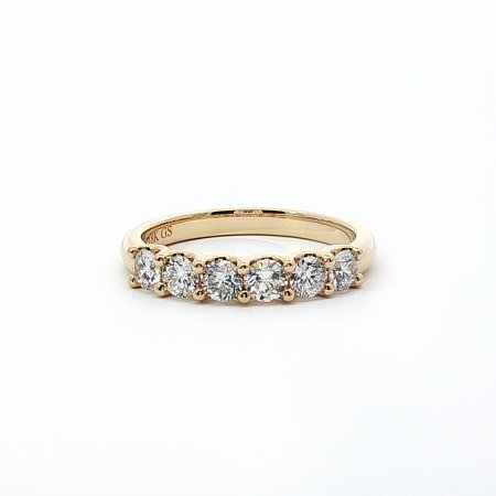 Stacker U Shaped Wedding Ring with Lab-grown Diamonds 0.6ct Total Weight