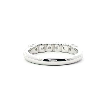 Stacker U Shaped Wedding Ring with Lab-grown Diamonds 0.6ct Total Weight