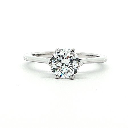 Calista Engagement Ring with Round LG Diamond 1.01ct Total Weight