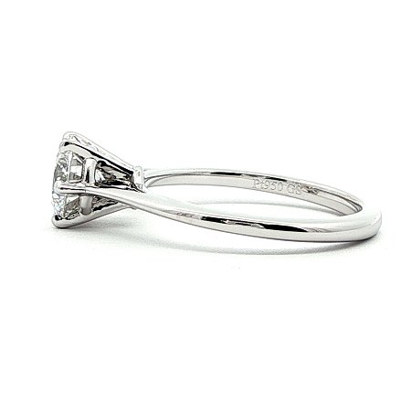 Calista Engagement Ring with Round LG Diamond 1.01ct Total Weight