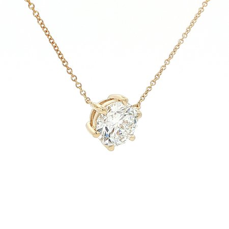 Pendant with Round Lab Grown Diamonds 2.08cts Total Weight
