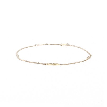 Round Lab Grown Diamond Bracelet 0.096ct Total Weight