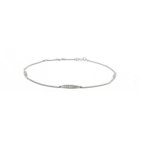Round Lab Grown Diamond Bracelet 0.096ct Total Weight