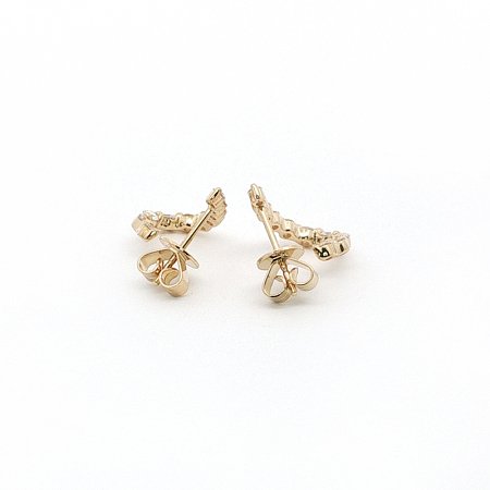 Round Lab Grown Diamond Stud Earrings 0.684ct Total Weight