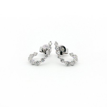 Round Lab Grown Diamond Stud Earrings 0.684ct Total Weight